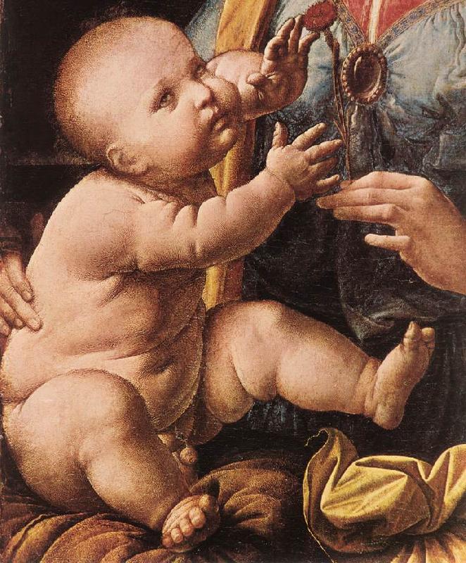 The Madonna of the Carnation  g, LEONARDO da Vinci